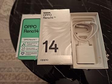 Oppo Reno 14, 512 GB, rəng - Ağ, Sənədlərlə