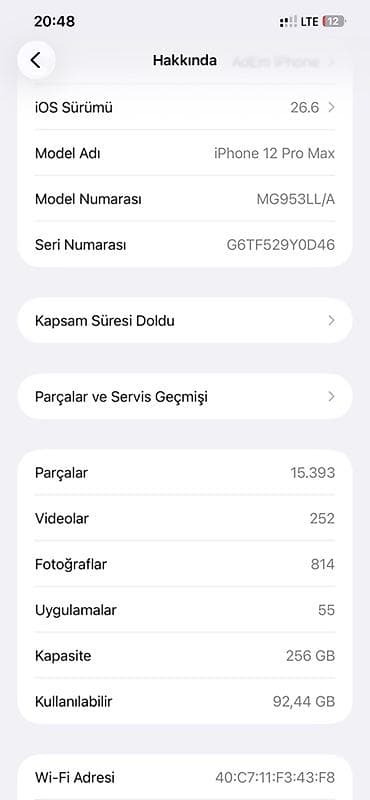 işlənmiş ayfonlar: IPhone 12 Pro, 256 GB, Pacific Blue — 6