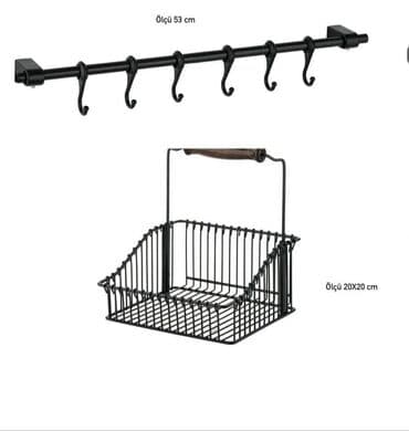 qurutma: Metbex üçün asılqan
Setka daxil
Material paslanmaz — 5
