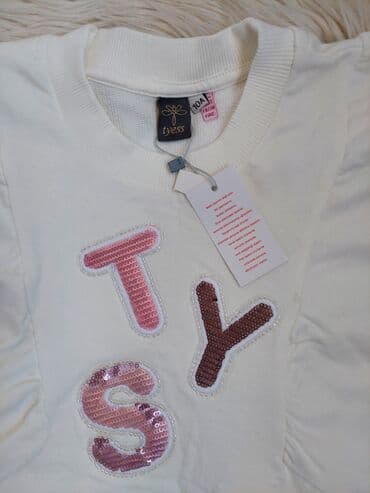 toxunma uşaq sarafanları: Köynək, Qız üçün, 9 - 10 yaş — 2