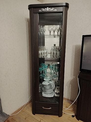 dekor ref: Qonaq otağı üçün mebel dəsti - Rəng: tünd qəhvəyi (ağac teksturalı) — 2