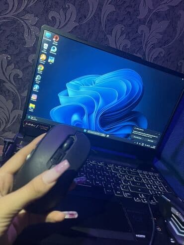 processor core i7: ASUS oyun noutbuku + oyun siçanı - Model: ASUS (ekranda və korpusda — 6