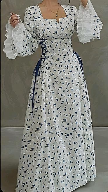 qaqa desti: Məhsul: Zərif qadın geyimləri kolleksiyası 1) Uzun çiçək naxışlı don — 2