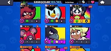 random hesab az: Brawl Stars hesabı – “BABA PURO” - Kupa Yolu: 56.305 (ən yüksək — 10