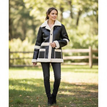 Palto, One size, rəng - Qara