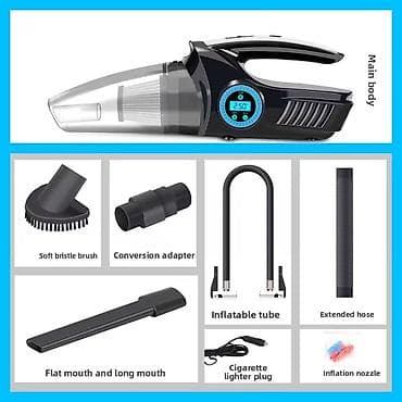 Avto üçün tozsoran, Yeni, Prikurivateldən, Təmizləmə növü: Quru