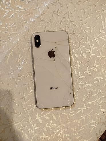 mobile phone: IPhone X, 64 GB, Gümüşü, Qırıq — 3