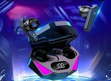 rul seti oyun: Gaming üslubunda TWS simsiz qulaqlıq dəsti - Şarj qutulu tam simsiz — 1