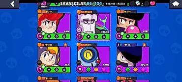 Digər oyun və konsollar: Brawl Stars oyun hesabı - Kupa sayı: 28 300+ - Prestij: 3 - Toplanan — 10