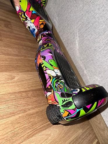 ucuz hoverboard: Qraffiti dizaynlı elektrikli hoverboard (self-balancing skuter) - — 2