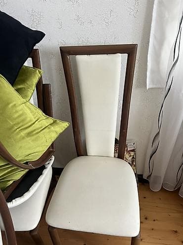 taxdalar: Qonaq otağı üçün, rəng - Ağ Stul — 4