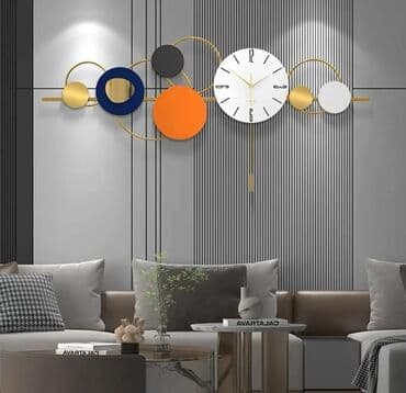 divar saatlari 2019: Divar Saatı Material: Dəmir Uzunluğu: 110 sm Eni: 48 sm Ölkə daxili — 1