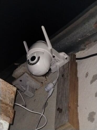 usb yaddaş: Wi‑Fi IP təhlükəsizlik kamerası 3mp çekiliş Yağışa dözümlü Ses yazır — 1