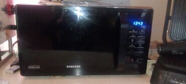 Mikrodalğalı soba Samsung, Ayrıca dayanan, Mikrodalğalar ilə, rəng - Qara, Yeni