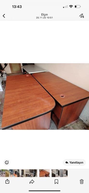 işlənmiş şkaflar: Ofis mebelləri dəsti - 2 qapılı metal/ofis şkafı: boz rəng, ön — 3