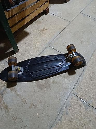 nerd dasi: Skateboard, skeytbord. dəmir materialdan. heç bir qırığı sınığı — 3