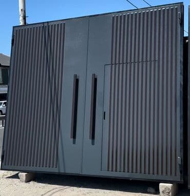 Darvazalar və aksesuarlar: Dəmir Həyət darvazası, Yana açılan, Mexaniki, rəng - Mavi — 13