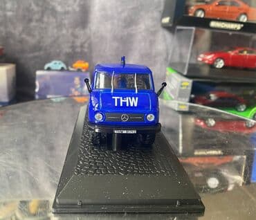 metbex tavan modelleri: Коллекционная модель Mercedes-Benz Unimog U411 Technical Relief blue — 11