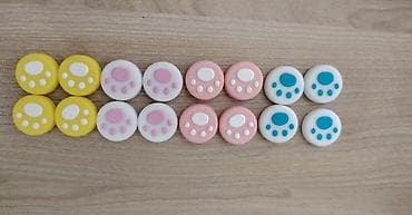 ps4 controller: Məhsul: Joystick analoq başlıqları üçün silikon qapaqlar (paw/pata — 5