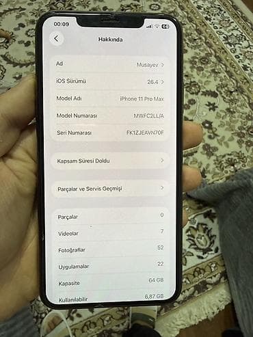 telefon iphone 6 plus: IPhone 11 Pro Max, 64 GB, Qızılı, Face ID — 3