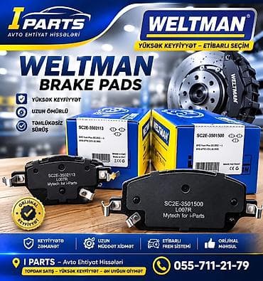 byd e2: WELTMAN Brake Pads – Avto ehtiyat hissələri Xüsusiyyətlər: - Yüksək — 1