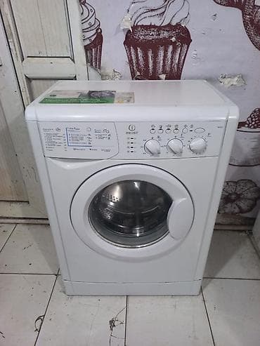 ТВ и видео: Стиральная машина Indesit, 6 кг, Б/у, Автомат, Есть сушка, Нет кредита, Платная доставка — 2