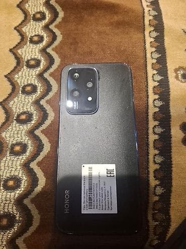 9990 telefon: Honor 200 Lite, 256 GB, rəng - Qara, Barmaq izi, Face ID — 2