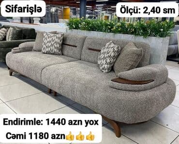 divan kreslo instagram: Divan, Qonaq otağı üçün, Parça, Bazasız, Açılmayan — 3