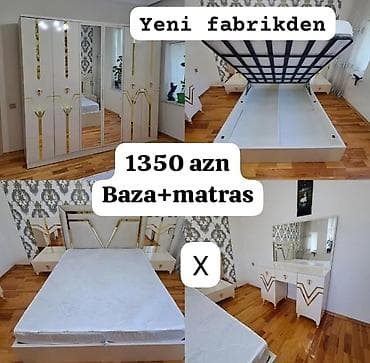 Yataq otağı dəsti – “Yeni fabrikdən” Komplekt: - 4 qapılı qarderob