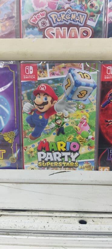 poye sviç: Nintendo switch üçün mario party superstars oyun diski. Tam original — 1