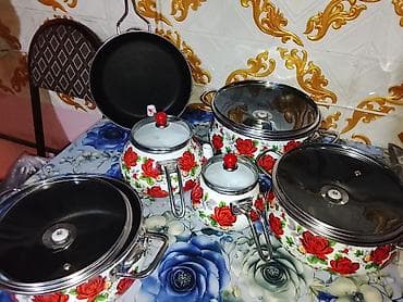 Посуда для готовки: Кастрюля, цвет - Красный, Антипригарный, Турция — 2