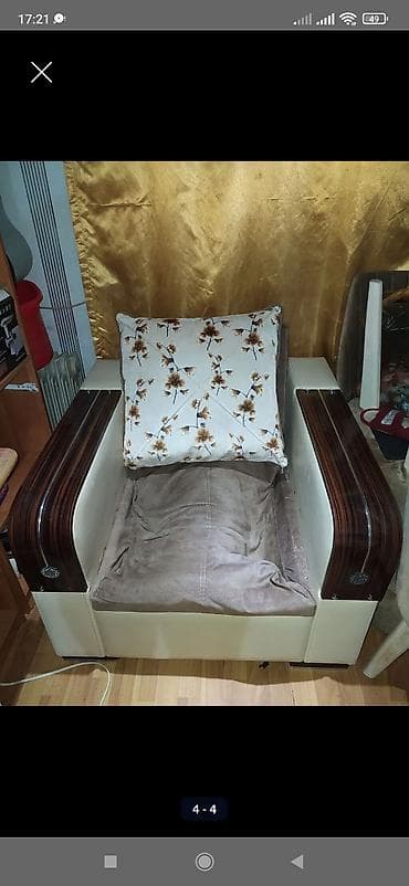 kreslo ofis: İşlənmiş, Kreslo, Parça, Kredit yoxdur, Çatdırılma yoxdur — 4