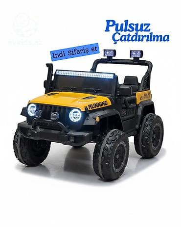 memi: 🎉 1 İYUN — BEYNƏLXALQ UŞAQLAR GÜNÜNƏ ÖZƏL! 🎉 🚙 Jeep 017 4x4 Elektrik — 1