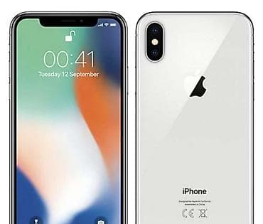 IPhone X, 64 GB, Ağ, Face ID