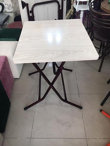 Mətbəx masası, Qatlanan, Laminat, Kvadrat masa — 3