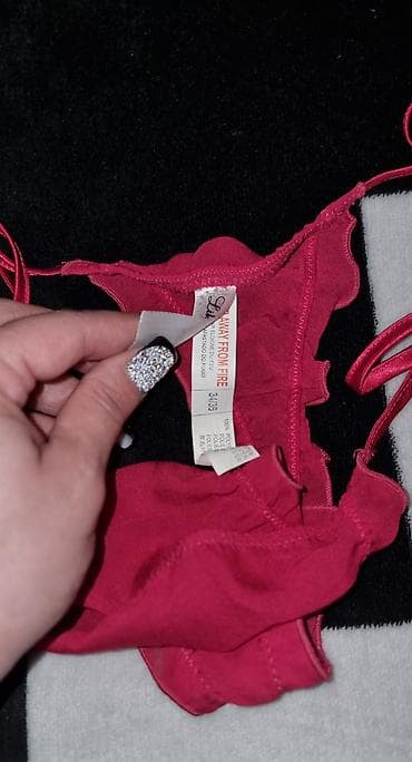 ev turnikleri: Qadın gecə kombinzonu (babydoll) və tanga dəsti Razmer XS - Rəng — 4