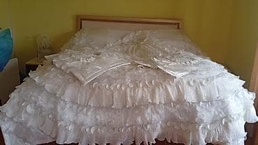 ortuklər: Yataq üçün rəng - Ağ Yataq örtüyü — 2