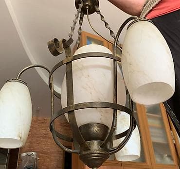 Çılçıraq, 4 lampa, Metal