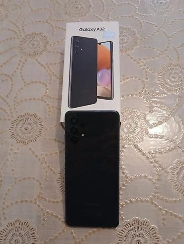 80 manata telefon: Samsung Galaxy A32, rəng - Qara, Barmaq izi — 2