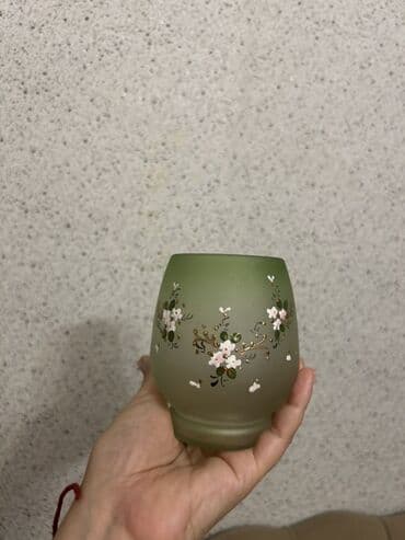 Qida məhsulları: Şüşə içki dəsti – 2 komplekt 1) Türkuaz-şampan rəngli karaf və 6 — 6