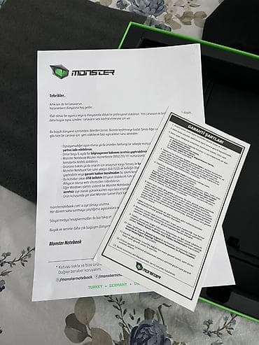 dell notebook: Monster Notebook ABRA A5 V17.3 – oyun və peşəkar istifadə üçün güclü — 2