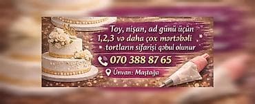 sekilli tortlarin hazirlanmasi: Hər zövqə uyğun fərdi tortların hazırlanması. 5 manatdan 150 manata — 8
