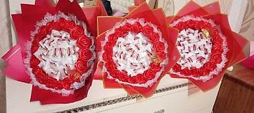 şakalatlar: Şokoladlı buket – Raffaello konfetləri ilə sifarișle hazirlanir - — 2