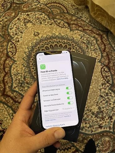 iphone 12 pro ikinci el: IPhone 12 Pro, 256 GB, Pacific Blue, Face ID — 4