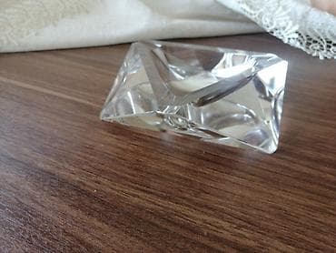 dekor isiq: Kristal dekorativ prizma – masaüstü aksesuar - Material: şəffaf bərk — 2