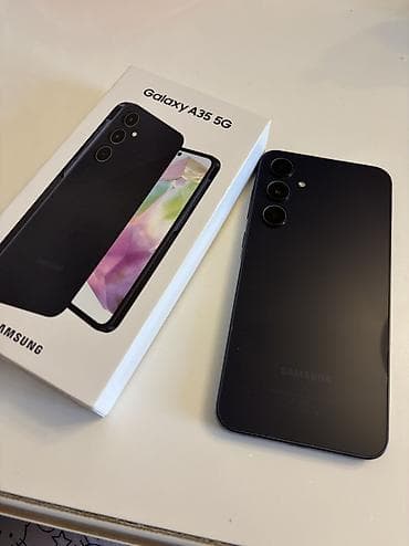 redmi pad 3: Samsung Galaxy A35 5G, 256 GB, rəng - Göy, Barmaq izi, İki sim kartlı, Face ID — 2
