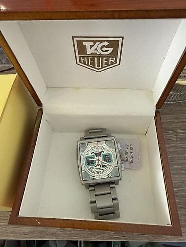 t800 saat: TAG Heuer Monaco tərzində kişi qol saatı - Korpus: kvadrat formalı — 4
