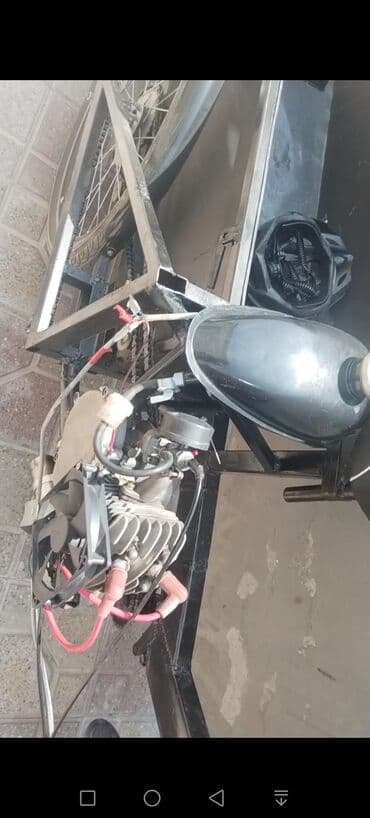 velosipedlər qiz ucun velosipedler: Velosiped matorlu Mator hecmi80cc YÜK goturme 150 KQ materialı — 4