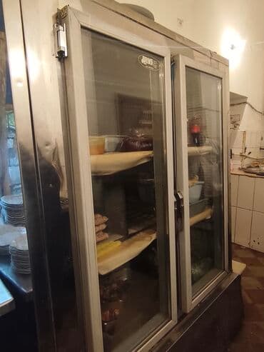 vitrin wıkalad ucun: Kommersiya tipli şüşə qapılı soyuducu vitrin - Paslanmayan poladdan — 3