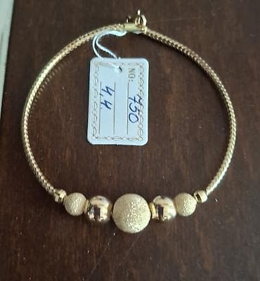 versace qizil: Bilərzik, Sarı qızıl, 750 Əyar, 4 g, Ünvandan götürmə — 4